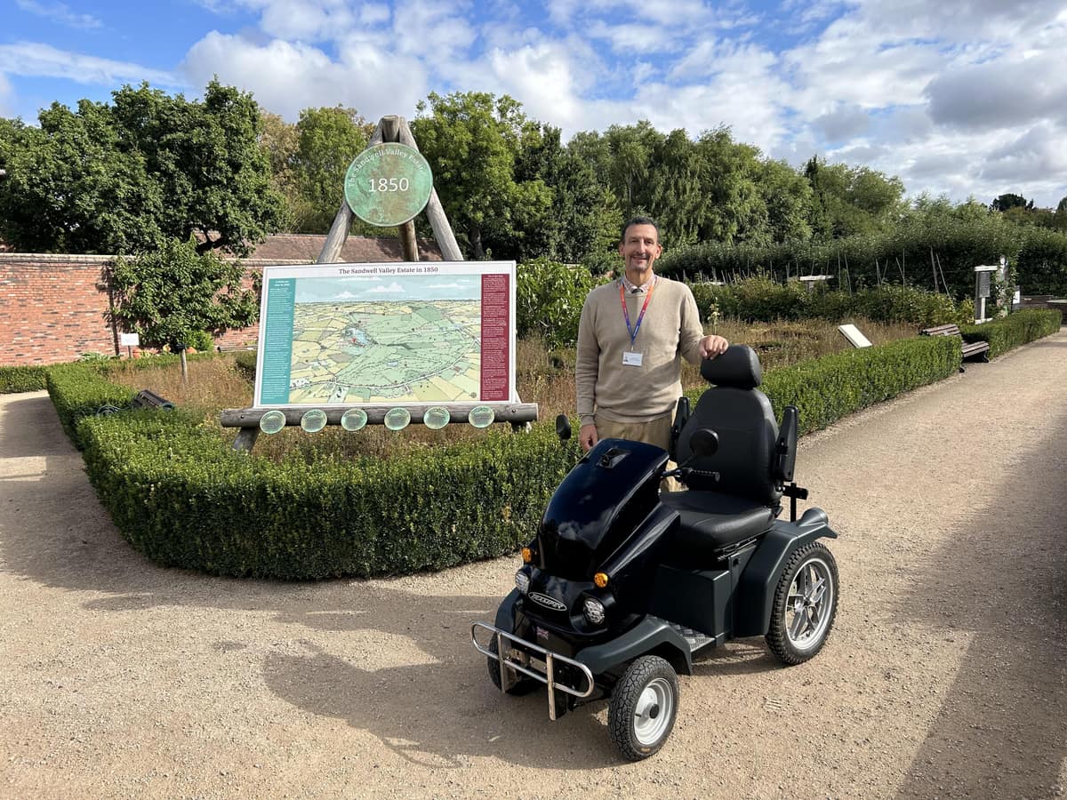 Explore Sandwell Valley your way with new Tramper mobility scooter — West Bromwich news photo
